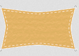 Sonnensegel PES sand, 4x3